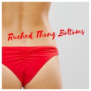 💌💌SOLD on Mercari💌💌Ruched Thong Bottom